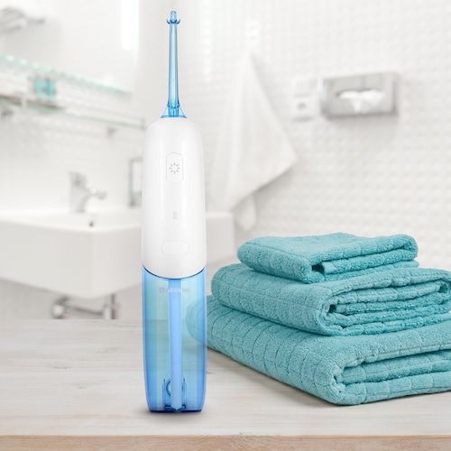 Alfawise WF-330E Portable Handheld Oral Irrigator Water Flosser Cordless 
Dental 4 Cleaning Modes IPX7 Waterproof Rechargeable for Home Travel