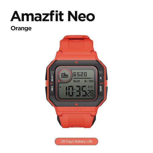 NEW 2020 Amazfit Neo Smart Watch Bluetooth Smartwatch 5ATM Heart Rate 
Tracking 28Days Battery Life For Android IOS Phone