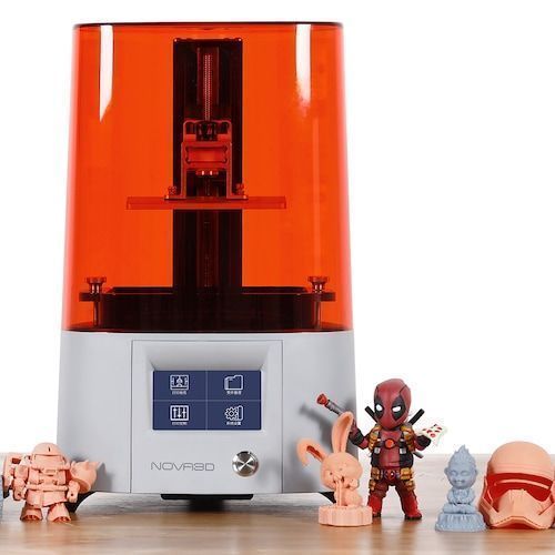 NOVA3D Elfin2 3D Printer Pre-Calibration with 4.3 inch Smart Touch Screen UV LCD 3D Resin Printer with WiFi Printing 130x 70x 150MM Print Size - Elfin2 Poland EU Plug （entrepot EU） 5%commissions