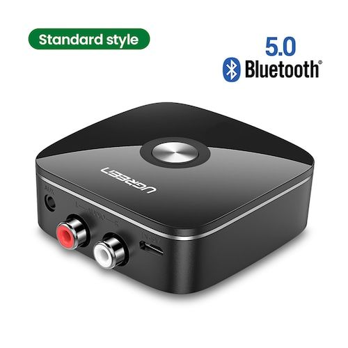 Ugreen Bluetooth RCA Receiver 5.0 aptX LL 3.5mm Jack Aux Wireless Adapter Music for TV Car RCA Bluetooth 5.0 3.5 Audio Receiver - CHINA Bluetooth V5.0 Standard style