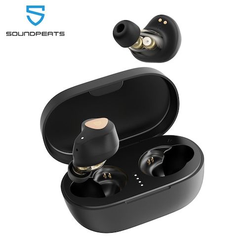 SoundPEATS Truengine 3 SE True Wireless Earbuds Bluetooth Dual Mic CVC 8.0 aptX Dual Dynamic Drivers with Crossover Smart Touch - Black 1 pcs  8%commissions