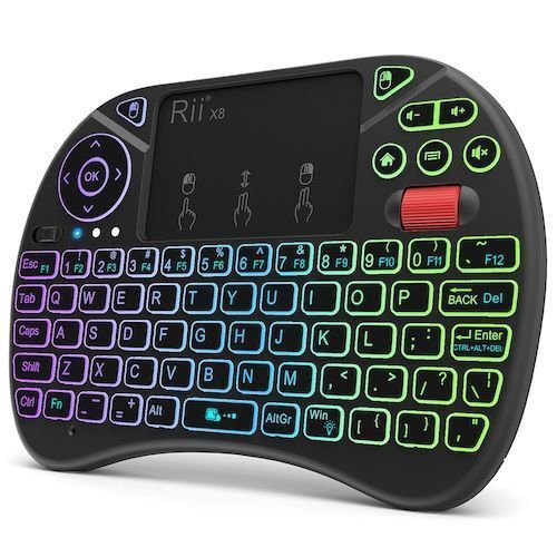 Rii X8 LED Backlit Wireless 2.4GHz Keyboard with Touchpad Mouse Combo