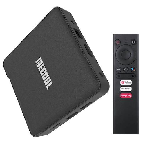 MECOOL KM1 DELUXE ATV Smart Voice Remote TV Box Support Google Assistant