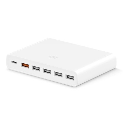Xiaomi CDQ06ZM USB Charger Hub Adapter 60W Fast-charge Version 6 Ports - White