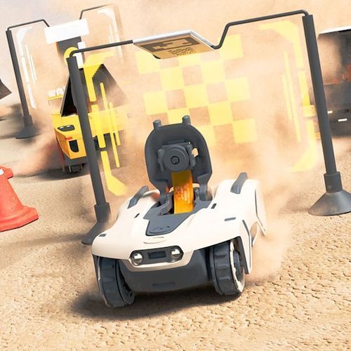 Adventure Armored Mixed Reality Racing Vehicles RC Off-Road Car Toy - Light Yellow