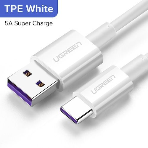 Ugreen 5A USB Type C Cable for Huawei P40 Pro Mate 30 P30 Pro Supercharge 
40W Fast Charging USB-C Charger Cable for Phone Cord