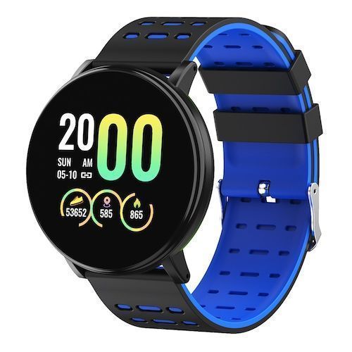 Gocomma 119Plus Sports Pedometer Heart Rate Smart Watch Dual Color Strap 
Smartwatch