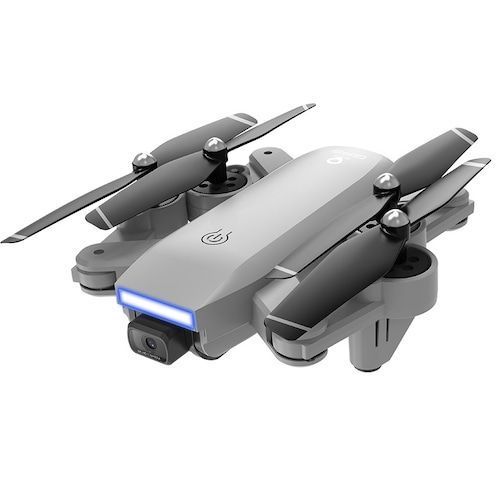 Dual Camera HD 4K Folding RC Drone Four-axis Aircraft - 5G 4K Optical Flow Gray + GPS Version Servos