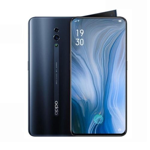 Original Official Oppo Reno 4G Smartphone Snapdragon 710 Android 9.0 6.4 inch 2340X1080P 6GB RAM 256GB ROM 48.0MP Fingerprint ID - 8G 256G Black Add EU Charger