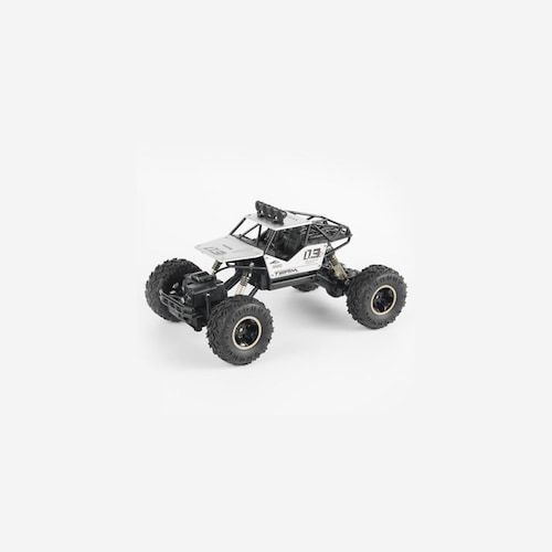 4WD RC Car Updated Version 2.4G Radio Control RC Car Toys Remote Control Car Trucks Off-Road Trucks boys Toys for Children - 28cm alloy-white ES （entrepot EU）