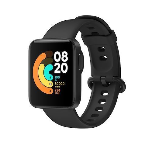 Xiaomi Mi Watch Lite GPS Bluetooth 5.1 Smart Watch Sports Fitness Heart Rate Monitor 1.4 inch TFTLCD Screen 5 ATM Waterproof mi band - Global version-Black