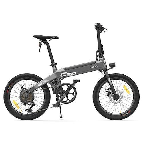 HIMO C20 10AH Electric Moped Bicycle Bike - Gray Poland （entrepot EU）