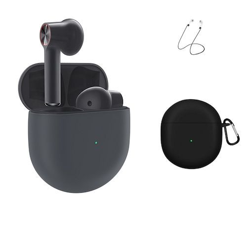 Global Version OnePlus Buds TWS Wireless Bluetooth 5.0 Earphone Environmental Noise Cancellation for Oneplus 7 Pro 7t 8 Pro Nord - Gray Add Black Case    disponible pour les modeles