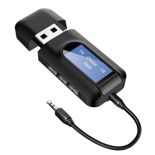 T11 LCD 2-in-1 Bluetooth Adapter Wireless LCD Display USB Bluetooth Receiver Music Audio Transmitter