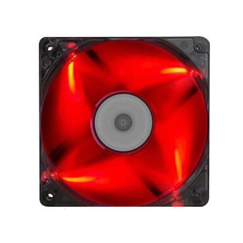 Cpu fan suitable for computer case fan host led power cooling ultra-quiet desktop 12 cm 12V 120mm - red