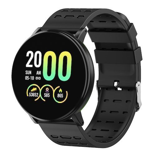 Gocomma 119Plus Sports Pedometer Heart Rate Smart Watch Dual Color Strap 
Smartwatch