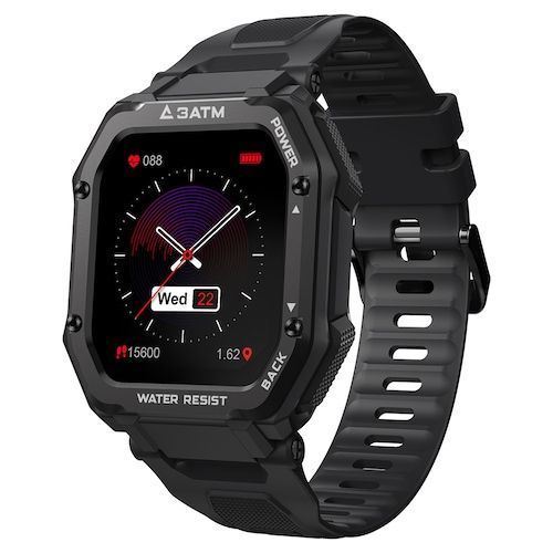 Kospet Rock 1.69 inch Large Screen Smart Watch Heart Rate Blood Pressure 
SPO2 Monitor 20 Sport Modes Bluetooth 5.0 Three-Proof Outdoor Smartwatch