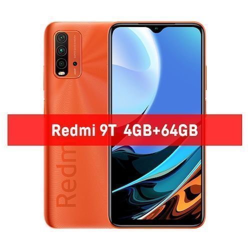 World Premiere Global Version Xiaomi Redmi 9T 4GB 64GB /4GB 128GB Smartphone Snapdragon 662 48MP Rear Camera 6000mAh Non NFC - 4GB 64GB Orange Official Standard