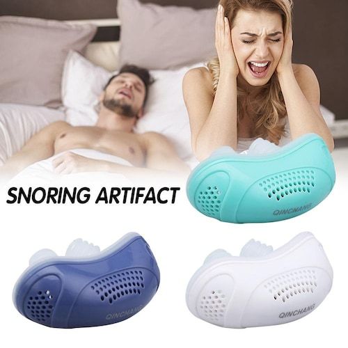 Electric Anti Snoring appliance Aid Mini Stopper Nose Breathing Relieve 
Snoring For Better Sleep