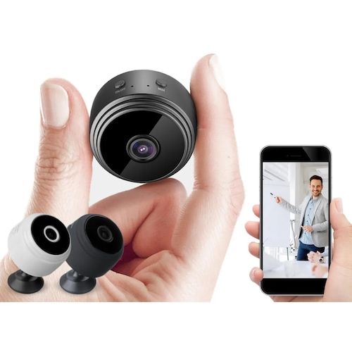 Gocomma A9 Mini WiFi HD 1080P CCTV Wireless IP Camera Home Security Night Vision 150 Degrees Wide Angle - Black