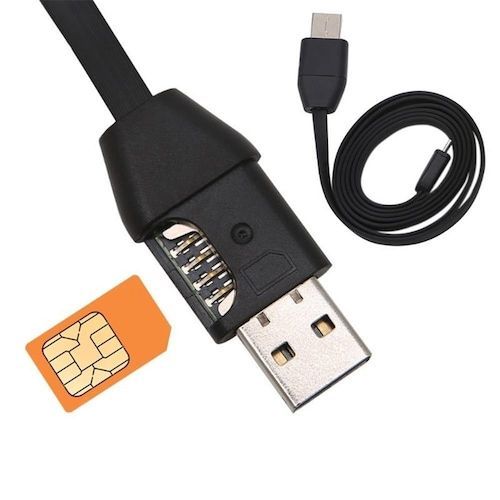 Minismile 8 Pin USB Cable with GPS Tracker Car Vehicle Charger GSM/GPRS 
Tracking