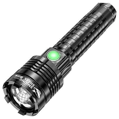 E85 P70 Lamp Beads Aluminum Alloy Portable Flashlight Outdoor Camping Waterproof Glare Rechargeable Flashlight LED 2000LM