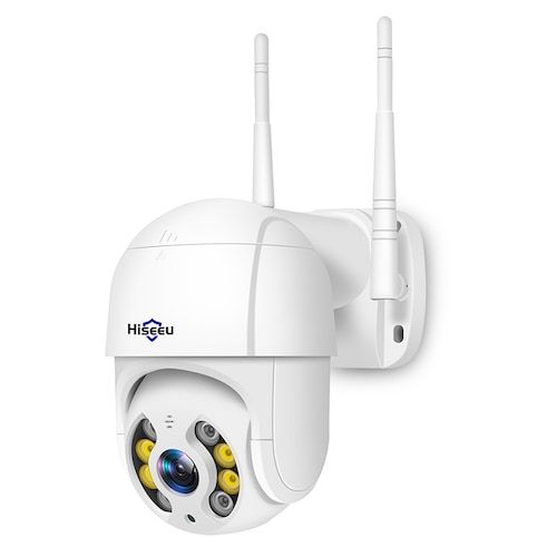 Hiseeu WHD812 PTZ IP 1080P High-speed Ball-type External Surveillance 
Camera Waterproof WiFi Wireless Connection with 4x Pan Tilt Digital Zoom 
for Network Monitoring and Security