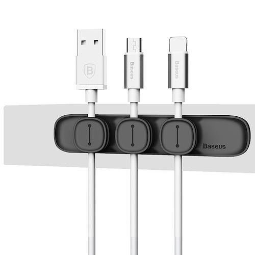 Baseus Magnetic Protector Cable Clip Desktop Tidy