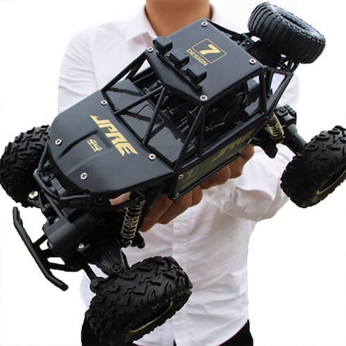 4WD RC Car Updated Version 2.4G Radio Control RC Car Toys Remote Control Car Trucks Off-Road Trucks boys Toys for Children - alloy 28cm 2 ES