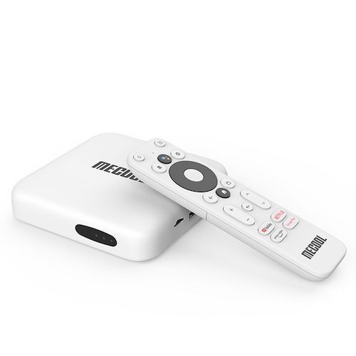 Mecool KM2 Youtube Netflix TV Box Android 10 Google Certified 2GB RAM 4K 
Dolby BT4.2 Dual Wifi Prime Video Media Player with 500000+ movies & TV 
epiodes， Google Voice Assistant and Chromecast
