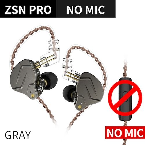 KZ ZSN PRO/ZSN PRO X 1BA+1DD KZ Hybrid Earphone Headset HIFI Earbuds In 
Ear Monitor Headphones Earbuds For ZST ZST X ZSX