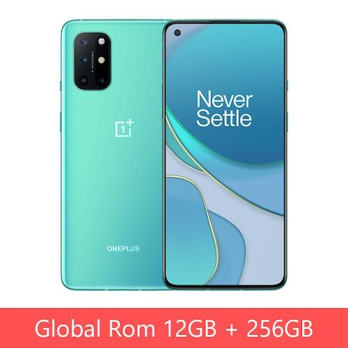 Global Rom OnePlus 8T 8 T Snapdragon 865 5G Smartphone 12GB 256GB 120Hz 
Fluid Display 48MP Quad Cams 65W Warp Charge 4500mAh