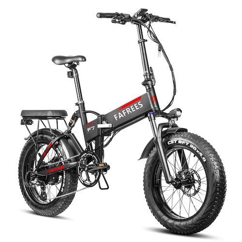 FAFREES F7 Plus 750W 4.0 Fat Tire 45 KMPH Folding Electric Bicycle 
PANASONIC 48V 13.6Ah Removable Battery Beach Snow Electric Bike for Adults
