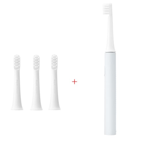 Xiaomi Mijia T100 Sonic Electric Toothbrush Adult Ultrasonic Automatic Toothbrush USB Rechargeable Waterproof Tooth Brush Xiami - China Blue add 3PCS Brush Head