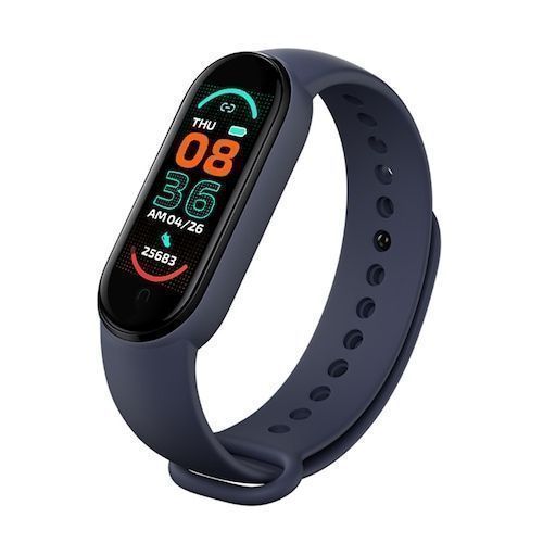 2021 New M6 Smart Bracelet Watch Fitness Tracker Heart Rate Blood Pressure 
Monitor Color Screen IP67 Waterproof For Mobile Phone