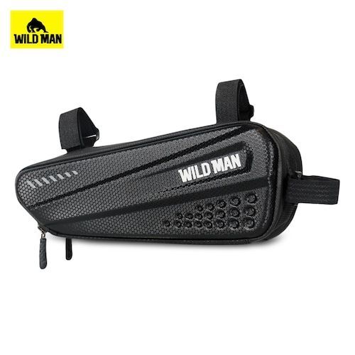 WILD MAN Bicycle Bag Hard Shell Triangle Mountain Bike Front Beam Riding 
Equipment