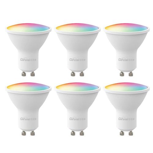 Difeisi GU10 Smart Bulb 450LM Color Temperature 2700K-6500K Support Alexa 
and Google Assistant