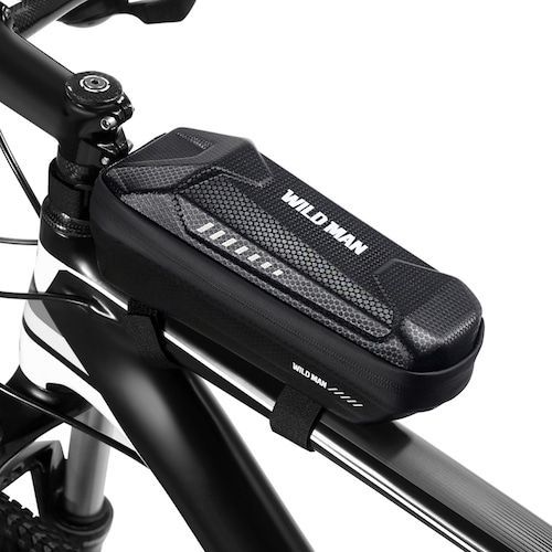 WILD MAN Front Frame Bicycle Bag EVA Mount Top Tube Pouch Phone Case 
Carrying Cycling Accessories for Mountain Road Bike
