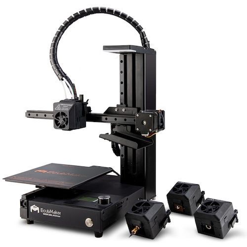 EcubMaker TOYDIY 4-in-1 3D Printer FDM Laser CNC with Auto Levelling 
Heatable Dual PLA all in one
