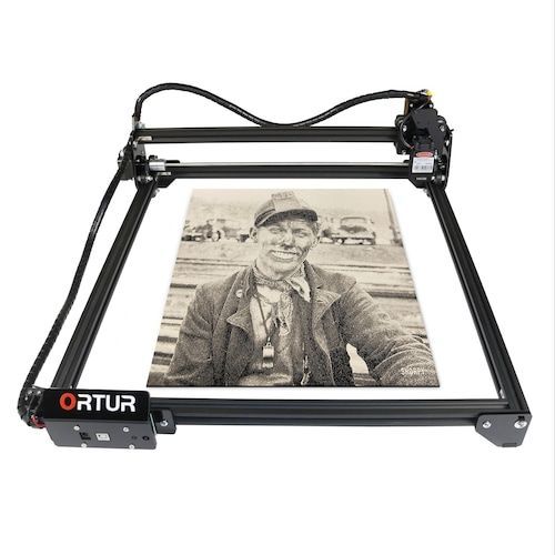ORTUR Laser Master 2 32-bit Motherboard Fixed Focus Laser Engraving Machine 400 x 430 mm Large Engraving Area Fast Speed High Precision