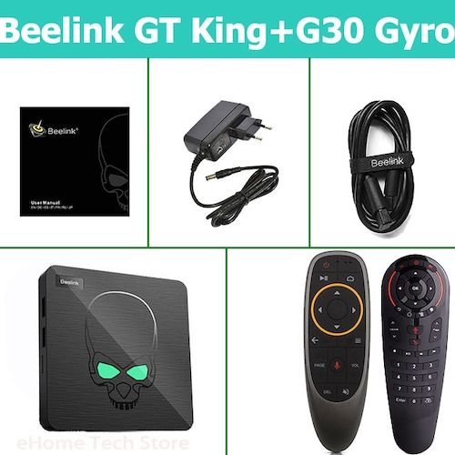 Beelink GT-KING PRO Amlogic S922X-H Smart Android 9.0 TV Box 4GB DDR4 64GB 
ROM Dolby Audio DTS Listen 4K HD Hi-Fi Media Player