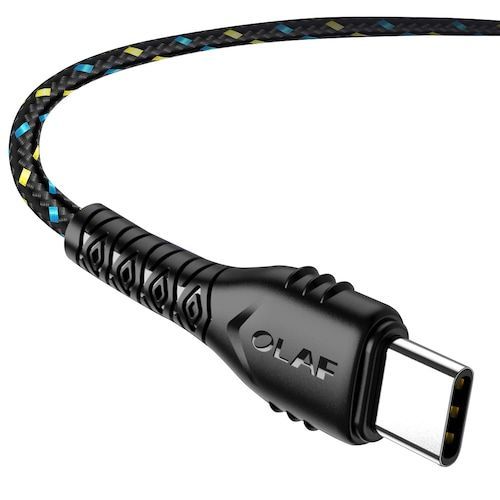 OLAF 2.4A Nylon Fast Charging Cable Date Sync for Micro USB Type C for 
Samsung Xiaomi Huawei