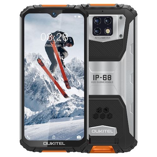 OUKITEL WP6 10000mAh 6.3 inch FHD+ IP68 Waterproof Mobile Phone 4GB 128GB Octa Core 16MP Triple Cameras Rugged Smartphone - WP6 Orange