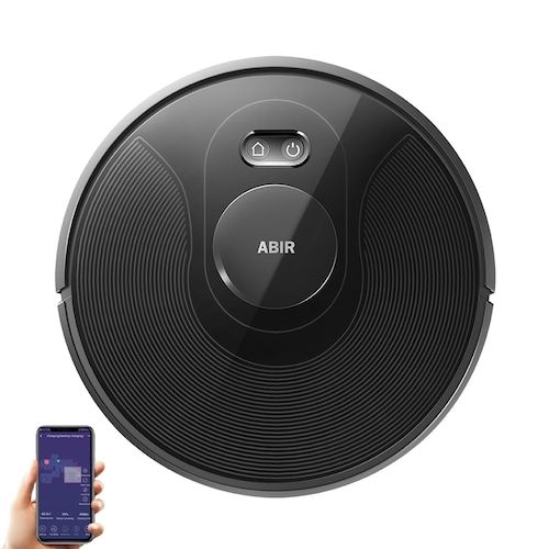 ABIR X8 Robot Vacuum Cleaner Laser Lidar Navigation UV Sterilization 
5000PA Suction Y Shape Manual Mopping