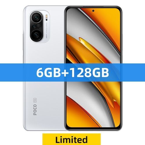 Global Version POCO F3 5G Smartphone Snapdragon 870 Octa Core 128GB/256GB 
6.67 120Hz E4 AMOLED Display