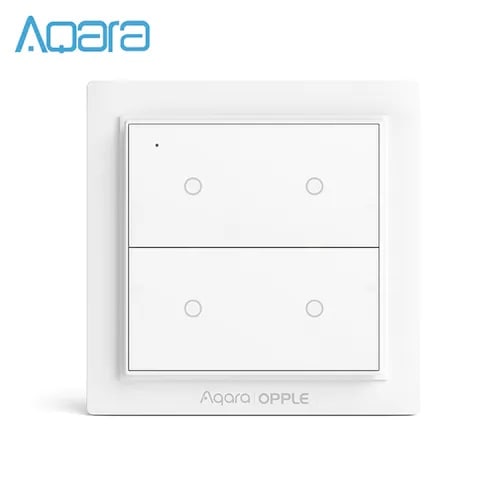 Aqara Opple Scene Switch Wireless Two Four Six Buttons Edition - White 
Four buttons