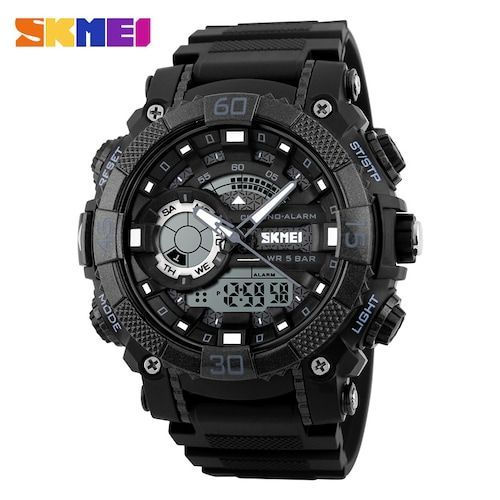 SKMEI Fashion Dial Outdoor Sports Watches Men Electronic Quartz Digital 
Watch 50M Waterproof Wristwatches Relogio Masculino 1228