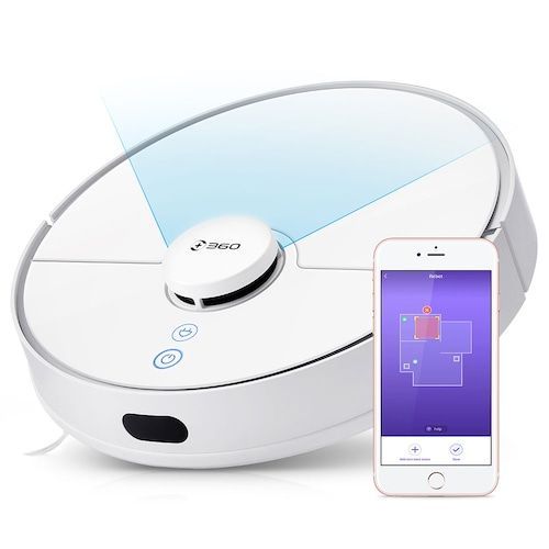 Refurbished 360 S5 Smart Robot Vacuum Cleaner with LDS Laser Navigation