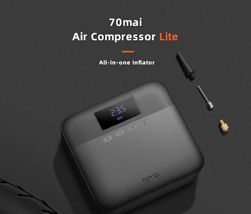 70mai Car Air Compressor Lite Protable Electric Car Air Pump Mini 
Compressor Tire Inflator Auto Tyre Pumb 12V
