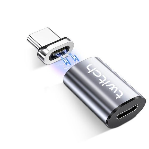Twitch Magnetic Adapter Charging Data Converter Micro USB To Type C 
Connector For iPhone Samsung